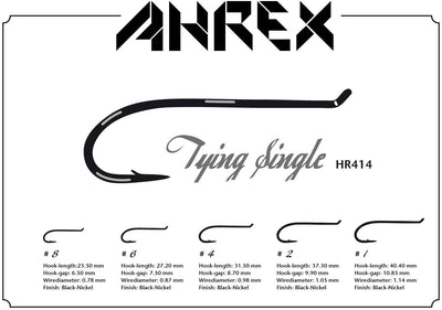 Ahrex HR414 Home Run Tying Single Hooks