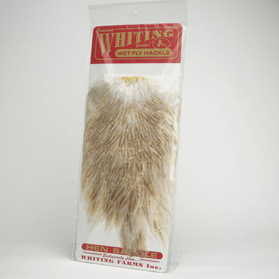 Whiting Farms Genetic Wet Fly Hackle Hen Saddle