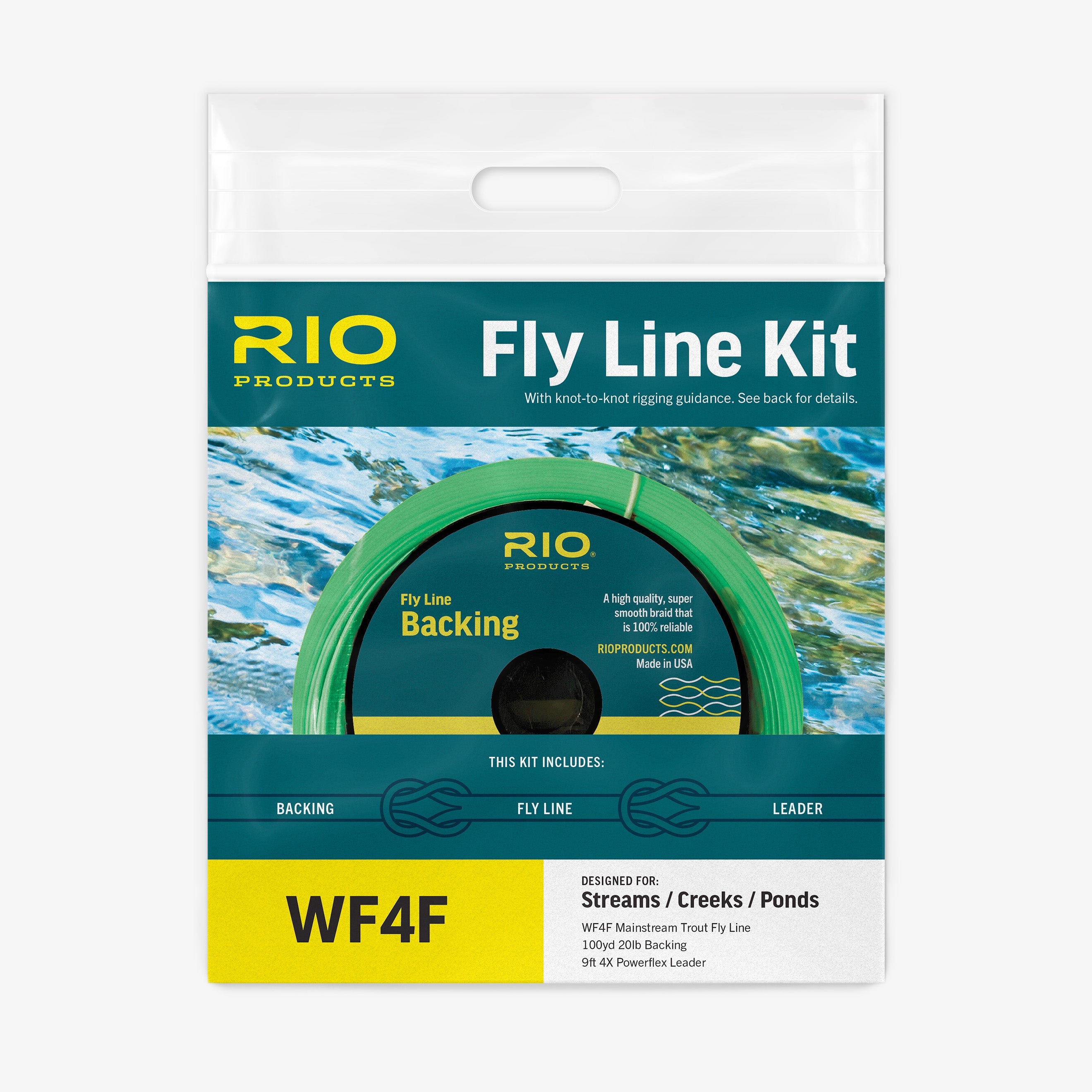 RIO Products | RIO Mainstream Fly Line Kit - Stream/Creek/Pond | 4