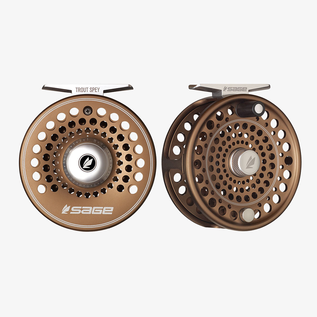 SAGE TROUT SPEY FLY REEL 3/4/5 bronze