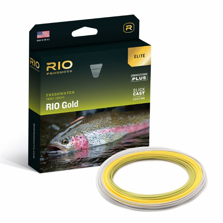 Elite Rio Gold Fly Line WF5F Moss / Gold / Gray Floating ** Save Big ** $$$  NIB