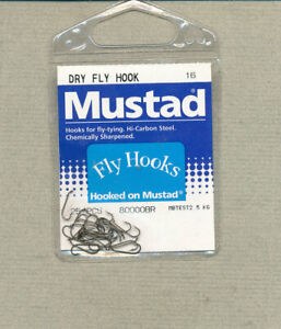 Mustad 80000BR Wet/Dry Fly Hook #20- 25 PK