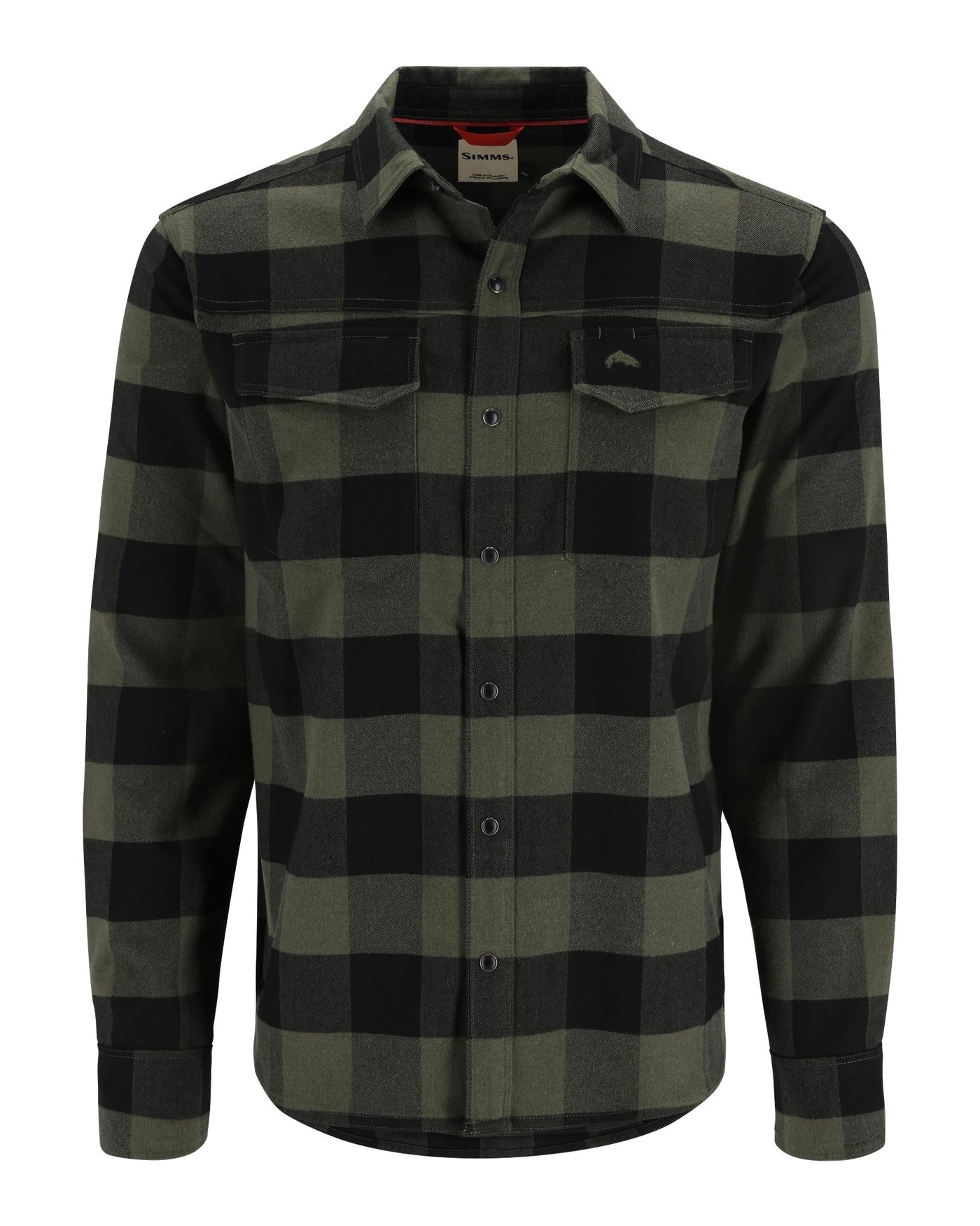 Simms M's Gallatin Flannel Long Sleeve Shirt