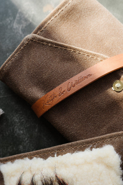 Keith & William Canvas Streamer and Salmon Fly Wallet