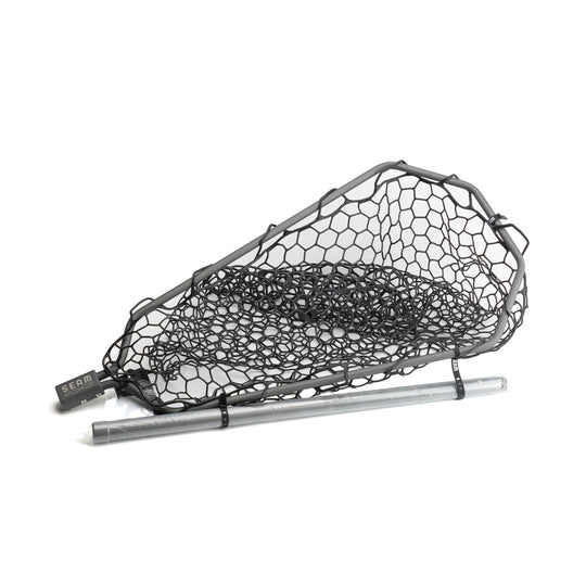 dori fish net Seam Fishing Dory Landing Color:Sand Trout Flat front bows Accurate Fishing Reels in C.F. Burkheimer
