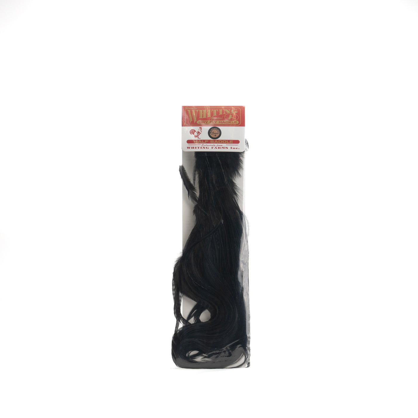 Whiting Farms Bronze Dry Fly Hackle 1/2 Rooster Saddle