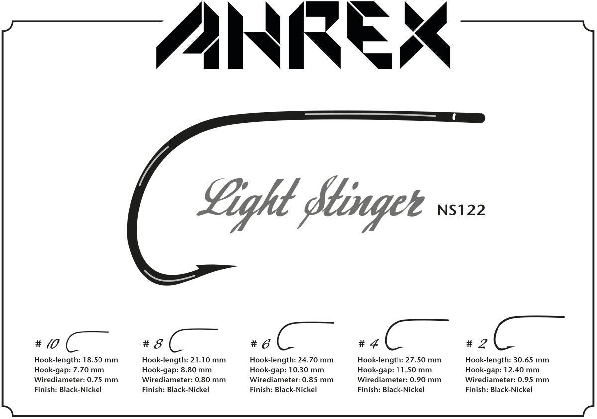 Ahrex NS122 Nordic Salt Light Stinger Hooks