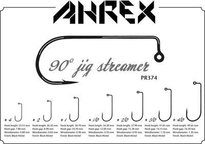 Ahrex PR374 Jig Streamer Hooks
