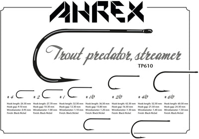 Ahrex TP610 Trout Predator Hooks