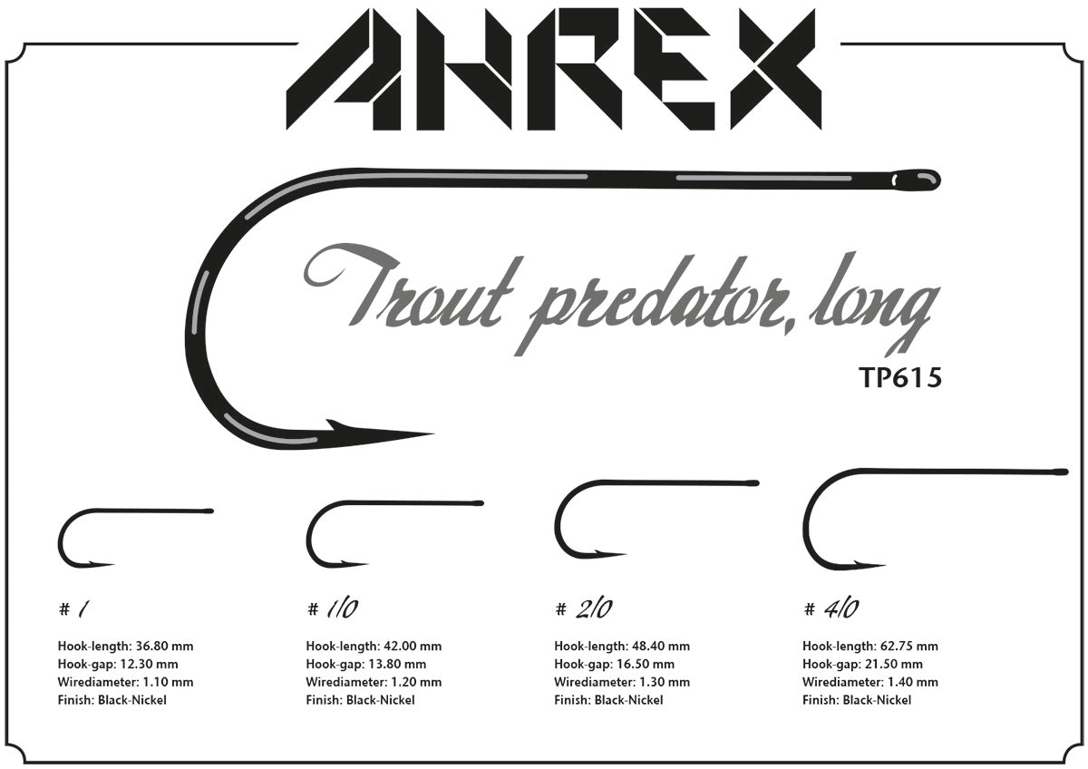 Ahrex TP615 Predator Long Hooks