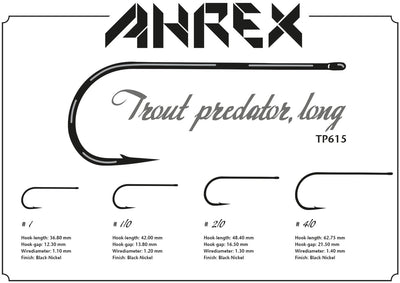 Ahrex TP615 Predator Long Hooks