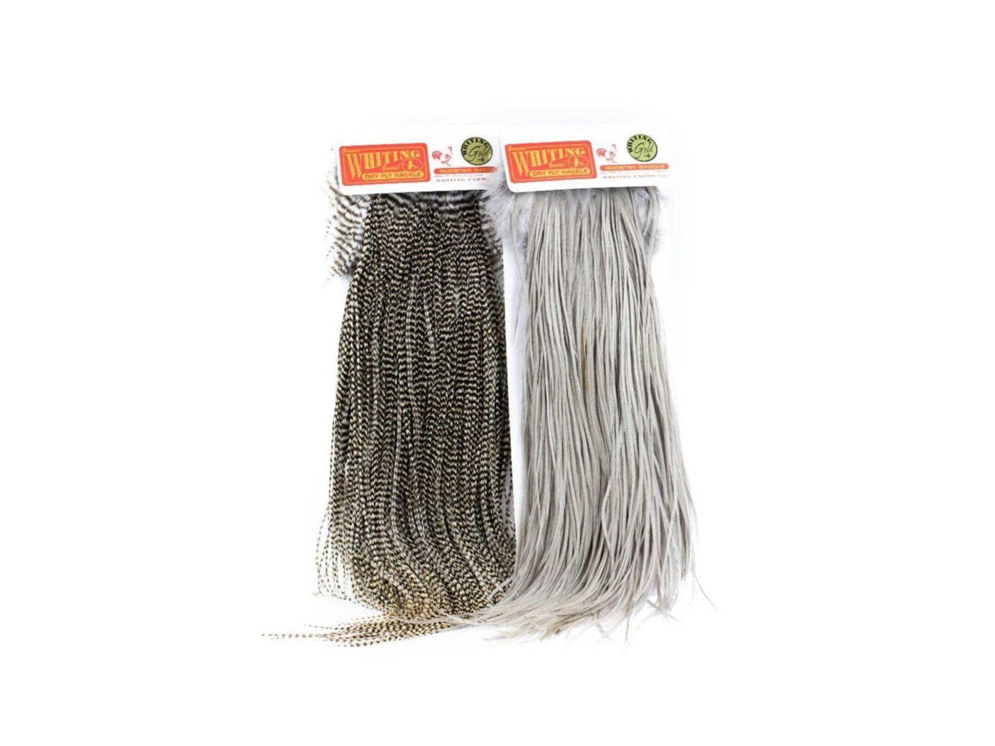 Whiting Farms Gold Dry Fly Hackle Rooster Saddle