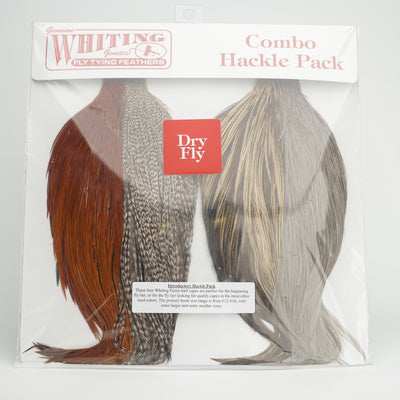 Whiting Farms Combo Hackle Pack - Four 1/2 Capes