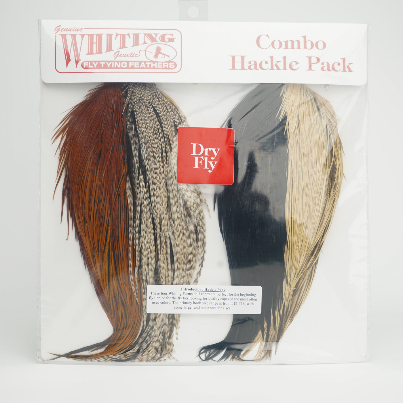 Whiting Farms Combo Hackle Pack - Four 1/2 Capes