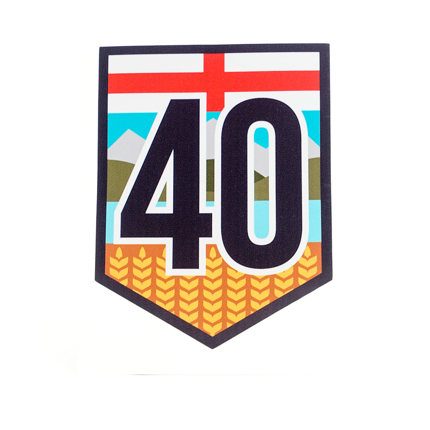 Highway 40 Shield Sticker