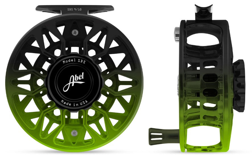 Abel SDS Reel Solid 9/10 Gloss Black, Underwood Slammin' with Black Ha –  Madison River Fishing Company