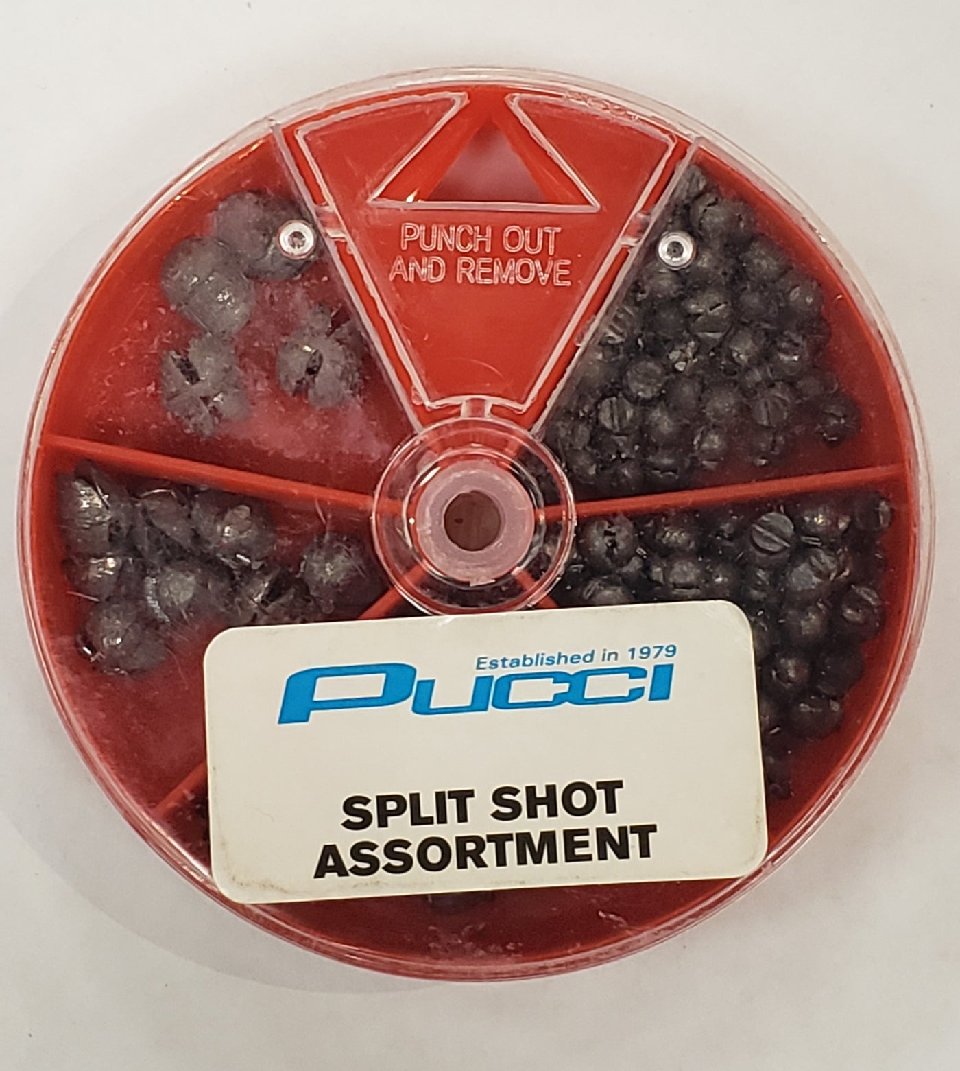 Pucci Assorted Split Shot Sinkers