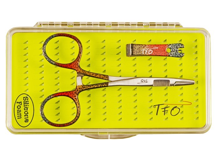 TFO Gift Fly Box/Nipper/Scissor Set